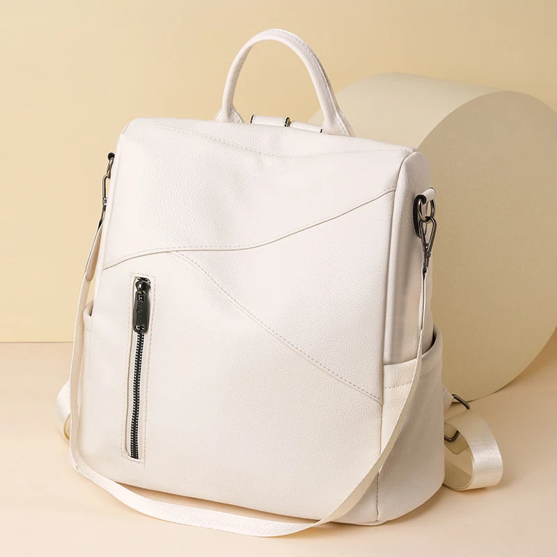 Title 10, Mochila de mujer sencilla de moda, bolso mensaj...