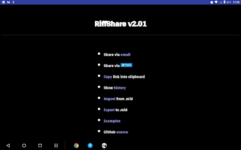 RiffShare Screenshot