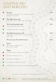 The Rajput Room - Taj Rambagh Palace menu 3