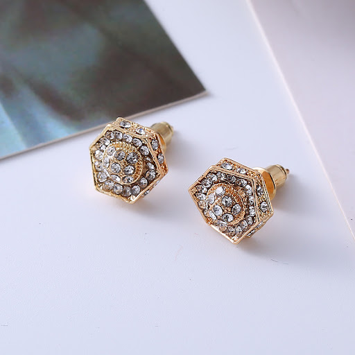 Title 3, New Titanium Steel Small Ear Studs Simple Retro...