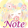 Simple Notepad Flowery Kiss icon