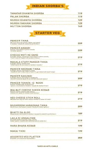 Siilver Spoon Family Resto & Bar menu 1