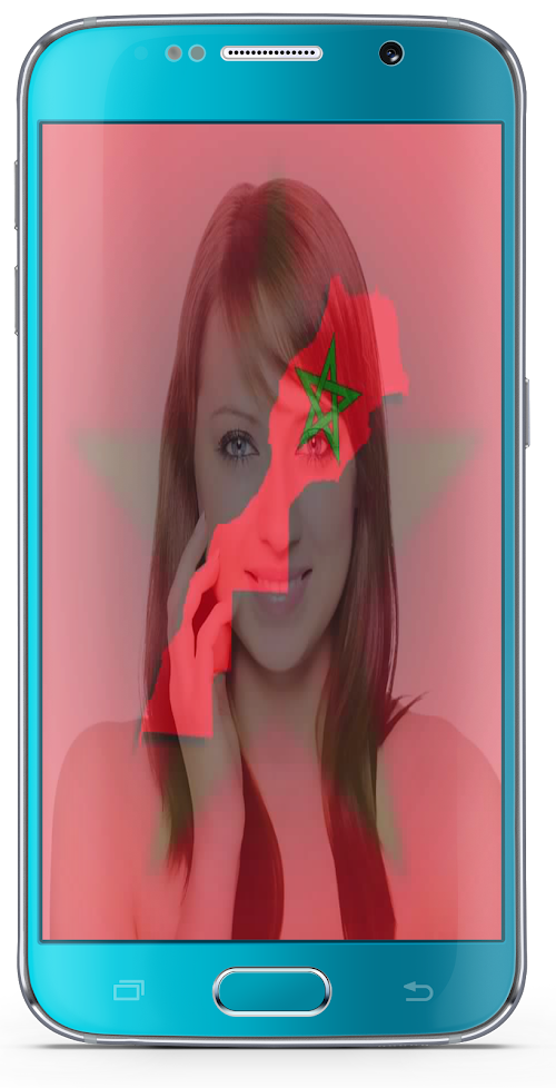 Android application Flag Morocco profile Photo screenshort