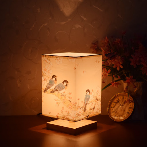 Title 7, New Chinese Retro Style Bedside Night Light War...