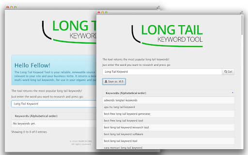 Long Tail Keyword Tool Pro