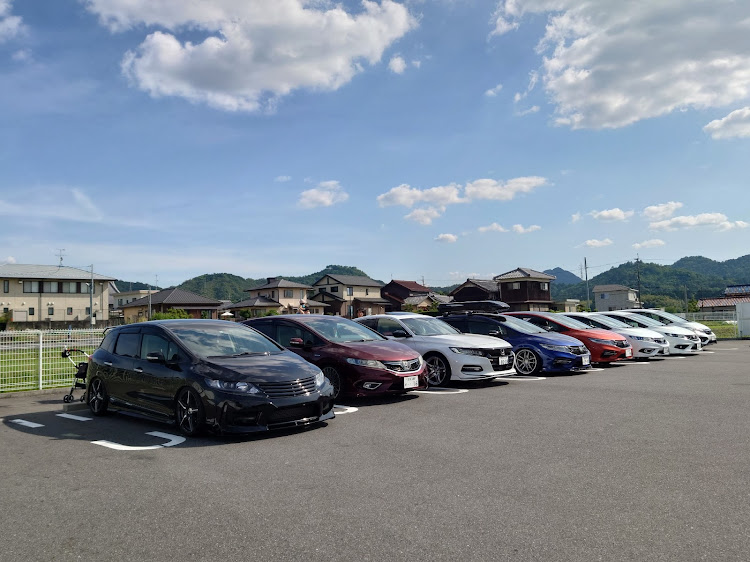 ジェイドの滋賀オフ・オーナー様場所提供ありがとうございました・懐かしの日本音圧協会・ワタシも昔はズンドコいわしてた・紫外線に注意に関するカスタム事例の投稿画像5枚目