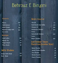 Behrouz Biryani menu 2