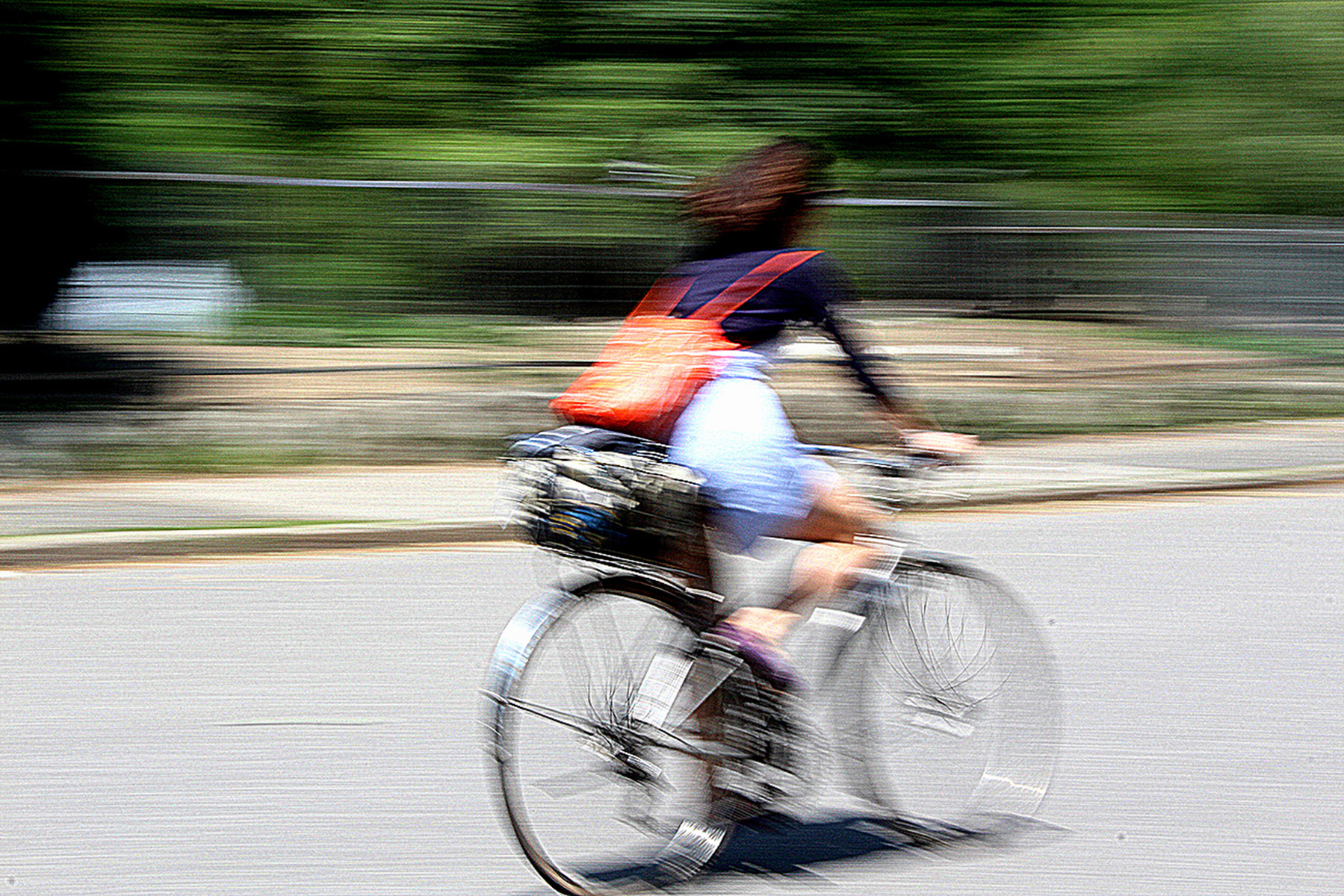 pedalando di Naldina Fornasari