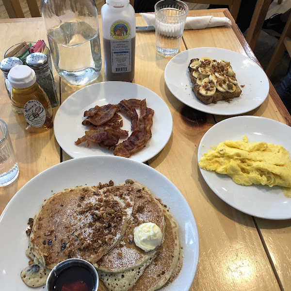 Blueberry pancakes