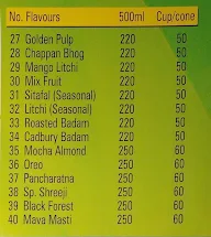 Shreeji Ice Cream Parlour menu 3