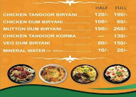 Swad Biryani menu 2