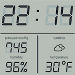 Cover Image of Download LCD talking night clock 2.28 APK