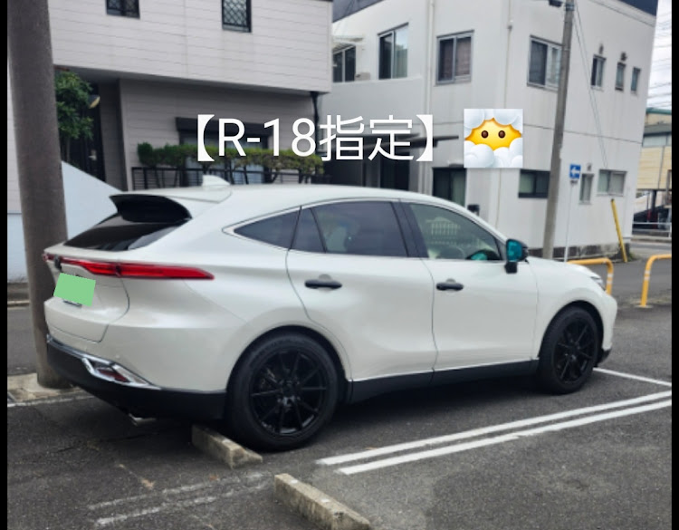 ハリアーの洗車・車検です・1月もよろしくお願いします・寒すぎるに関するカスタム事例の投稿画像1枚目