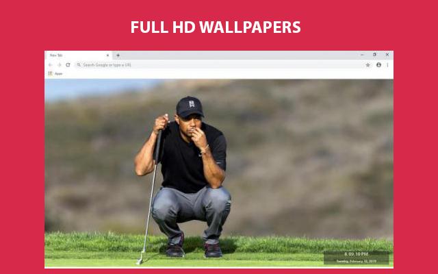 Tiger Woods Wallpapers and New Tab