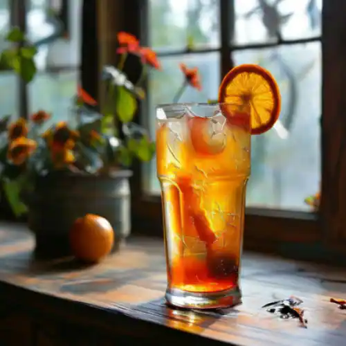 Peach Passionfruit Iced Tea