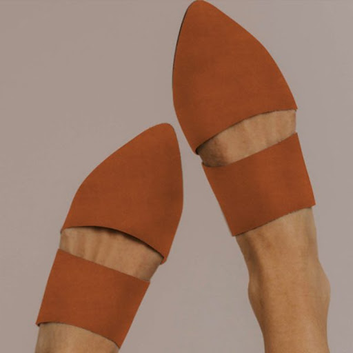 Title 2, New Summer Flat Suede Pointed Toe Outdoor Slipp...
