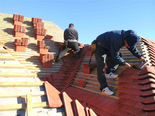 main roof,verticle tile hanging,upvc facias  gutters