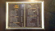 SRH Cafe menu 1