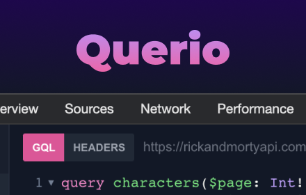 Querio - GraphQL and XHR requests inspector Preview image 0