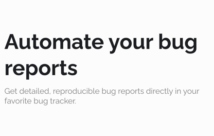 User Bug Report small promo image