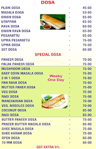 Hotel Surabhi menu 2