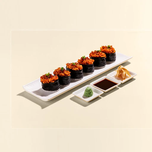 Spicy Prawn Gunkan Sushi - 6 Pcs