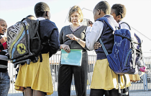 WHAT'S YOUR EXCUSE? Education MEC Debbie Schäfer reprimands late-comers