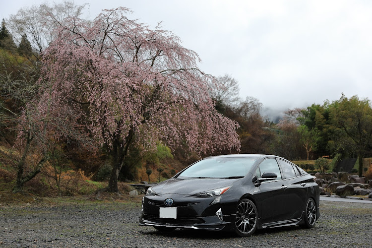 プリウスの目指せPickUpCars・discover＿ct・Grand Blaze Racing・天候不安定・桜シーズンに関するカスタム事例の投稿画像1枚目