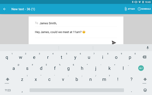 Screenshot SMS Texting from Tablet & Sync