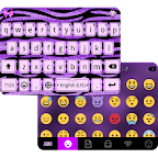 Zebra Sparkle iKeyboard Theme logo