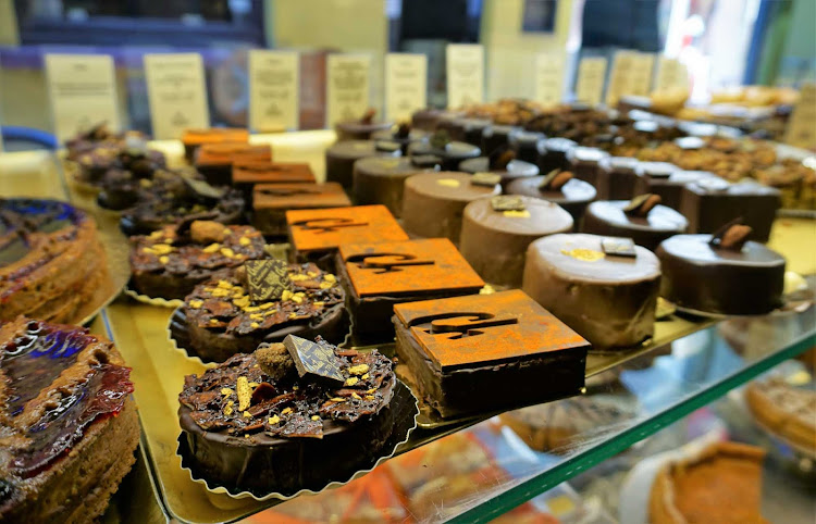 Chocolates from a candy shop in Strasbourg, France.
