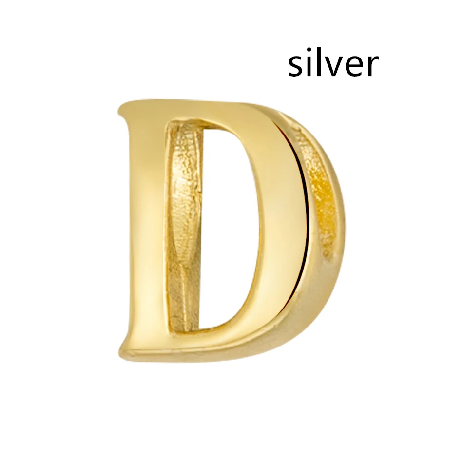 Pingente DIY 26 Letras Inglesas Vazadas Fashion Personalize suas joias Presente ideal para amigos e familiares Crie seu estilo único