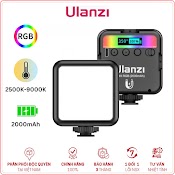 Ulanzi Vl49 Rgb (2500 - 9000K) - Hàng Chính Hãng - Đèn Led Đổi Màu Rgb, Tích Hợp Pin 2000Mah