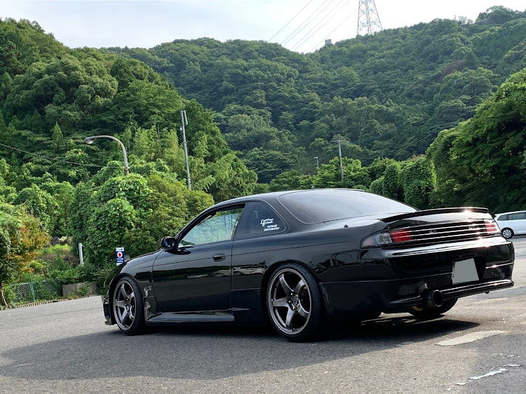 シルビアのs14前期.シルビア・S14・シルビア・SR20DET・ENKEI PF05に関するカスタム事例の投稿画像1枚目