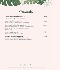 Trunks and Leaves menu 8