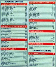 Hotel Malwan Kinara menu 6