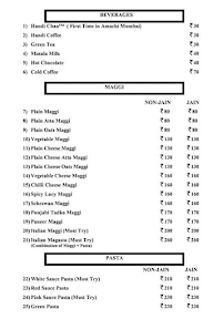 Flavourzy menu 1