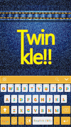 Twinkle Kika keyboard theme