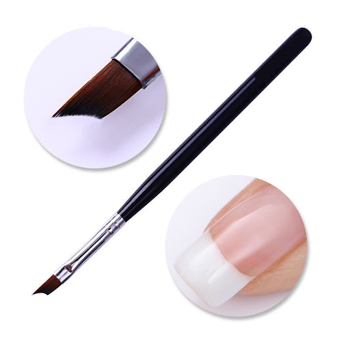 Title 4, Black Nail Pen for French Manicure, Oblique Str...