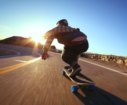 Downhill Longboard Wallpaper