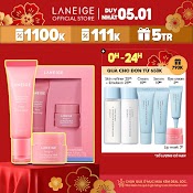 Bộ Sản Phẩm Dưỡng Môi Laneige Berry Lip Glowly Balm 10G & Mặt Nạ Môi Lip Sleeping Mask 3G