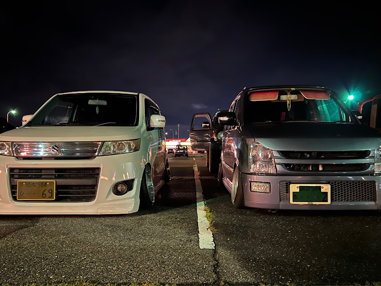 ワゴンRスティングレーの車高下げた・写真全然撮ってない・ヤンキーテール・DIY・オフ会に関するカスタム事例の投稿画像4枚目