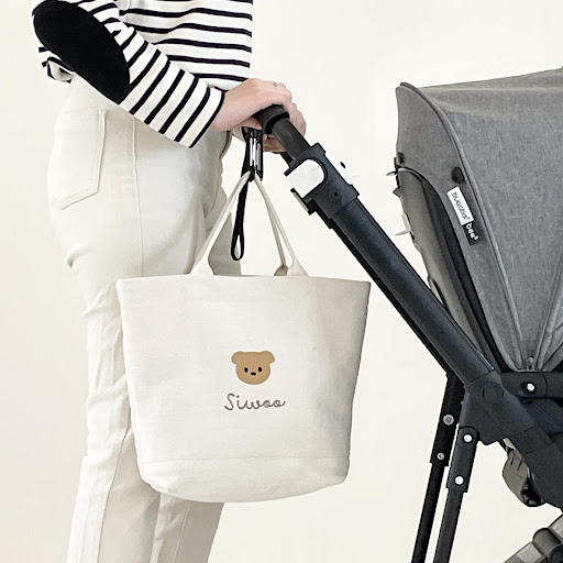 Title 8, Go Out Canvas Bento Moeder- en Baby-tas met wit...