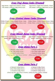Crazy Momos menu 1