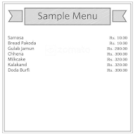 New Shridhar Sweets menu 1