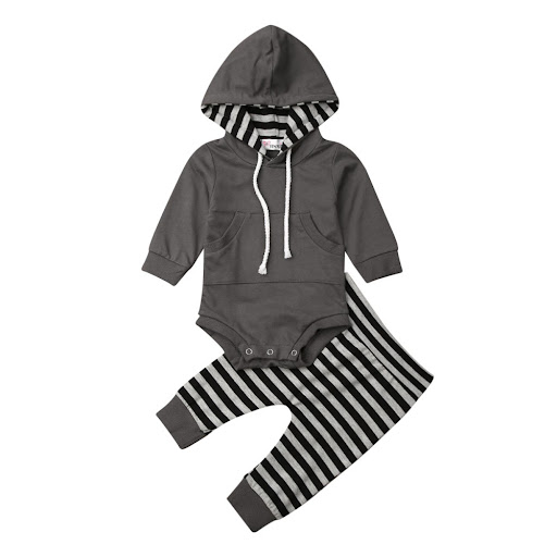Title 3, Childrens cotton sweater top and striped pants...