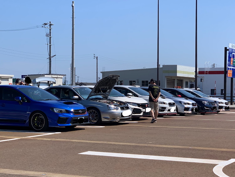 WRX STIの新潟ツーリングステッカー狩りオフ会・TC-4コラボ・BLASK グラフェン ウォーター・BLASKに関するカスタム事例の投稿画像1枚目