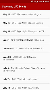 Alarm for UFC Fights - náhled