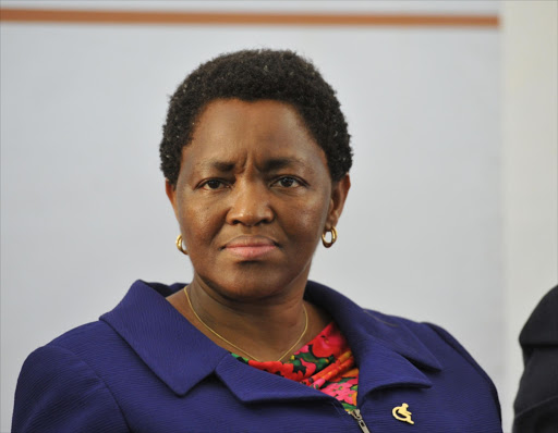 Minister of Social Development, Ms Bathabile Dlamini opens the National Youth Camp on December 2, 2012 in Bloemfontein, South Africa. The aim is to bring together young people from all provinces in South Africa. The event's theme is, "Youth Working Together in Diversity."