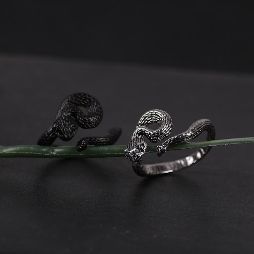 Title 6, Thai Silver Rattlesnake Ring Jewelry, a unique ...